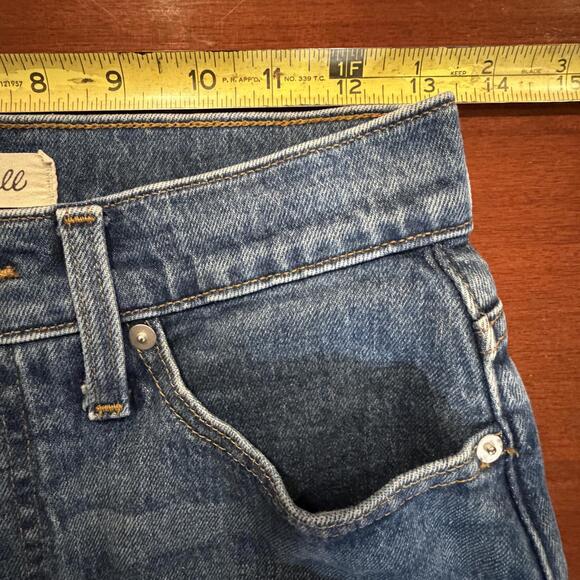 Madewell The Perfect Vintage Straight Jean High Rise Blue Mayfield Wash 26 - Picture 8 of 15